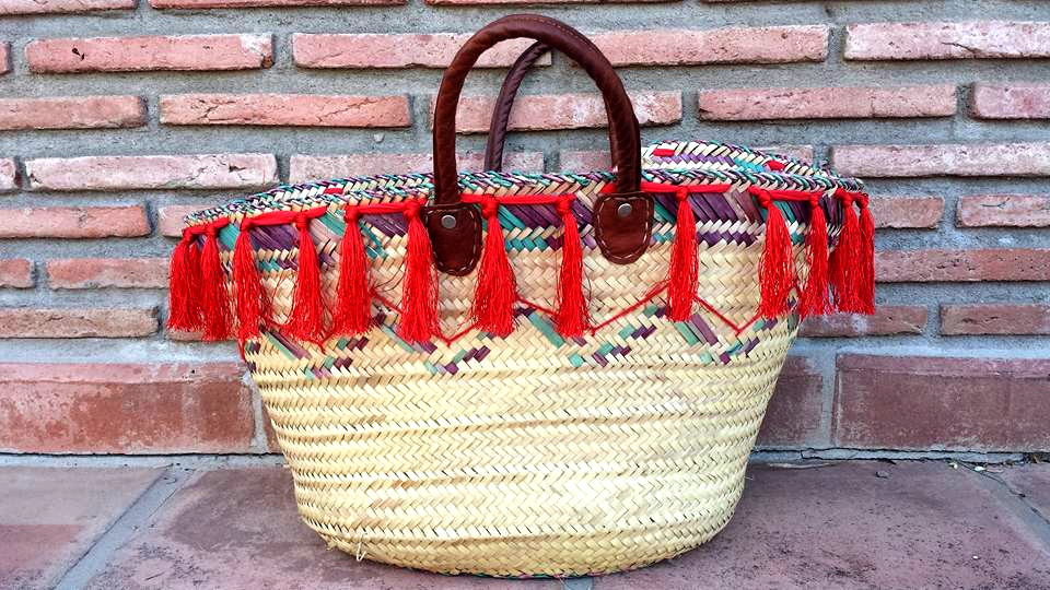 Bolso nudos rojos